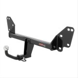 CURT Class 1 Receiver Hitch 11900 Hitch, I, 1/4 in. Receiver, Square Tube Welded, Black Powdercoated, Cadillac, CTS, Chevrolet, Camaro, Each thumbnail 1