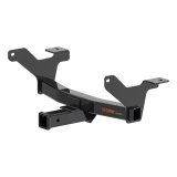 CURT Class 3 Receiver Hitch 31088 Hitch, Front, 3, 2 in. Square, 500 lb. Max Tongue, 5,000 lb. Max Trailer, Round Tube Welded, Black Powdercoated, Chevy, GMC, Each thumbnail 1