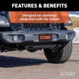 CURT Custom Tow Bar Base Plates for 2020-2025 GLADIATOR - 70129 Adapter Bracket, Plate, Steel, Black Powdercoated, Jeep, Kit thumbnail 4