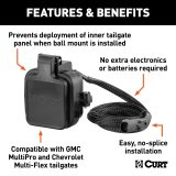 Curt Manufacturing Gooseneck Hitch Replacement Components 58267 PROTECTIVE MULTIPRO HITCH CAP thumbnail 3