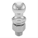 CURT Hitch Balls 40090 Ball, Chrome, 2 in. Ball, 1.250 in. Diameter Shank, 2.625 in. Length Shank, 10,000 lbs., Each thumbnail 1