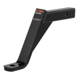 CURT Powdercoated Ball Mounts 45110 Receiver Hitch Mount, Black, 2 in. Square, 10 in. Drop, 8 in. Rise, 8.25 in. Length, Each thumbnail 2