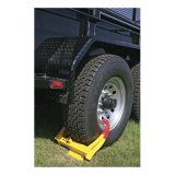 CURT Wheel Chock Locks 23175 Chock, Steel, Red/Yellow, Trailer Type, Each thumbnail 3