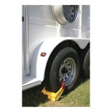 CURT Wheel Chock Locks 23175 Chock, Steel, Red/Yellow, Trailer Type, Each thumbnail 5
