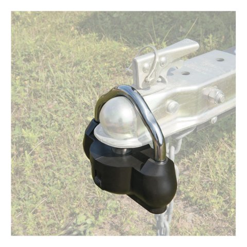 CURT Trailer Locks 23179 Lock, Coupler, Steel, Black Powdercoated/Chrome, Two Keys, Each