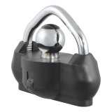 CURT Trailer Locks 23179 Lock, Coupler, Steel, Black Powdercoated/Chrome, Two Keys, Each thumbnail 2