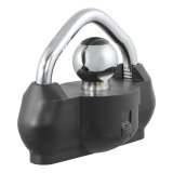 CURT Trailer Locks 23179 Lock, Coupler, Steel, Black Powdercoated/Chrome, Two Keys, Each thumbnail 3