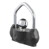 CURT Trailer Locks 23179 Lock, Coupler, Steel, Black Powdercoated/Chrome, Two Keys, Each thumbnail 4