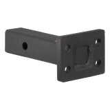 CURT Adjustable Pintle Mounts 48326 Mount, 20,000 lbs. GTW, 1-Position Mounting, 2 in. Square Receiver Mount, Steel, Black Carbide, Each thumbnail 2