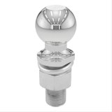 CURT Hitch Balls 40022 Ball, Chrome, 2 5/16 in. Ball, 1.250 in. Diameter Shank, 3 in. Length Shank, 6,000 lbs., Each thumbnail 1