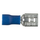 CURT Insulated Quick-Connectors 59592 Wiring Connectors, Quick Connectors, Female Type, Spade Style, 14 To 16-gauge, Blue, Set of 100 thumbnail 1