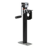CURT Bracket Mount Swivel Jacks 28306 Trailer Jack, Mount, 2,000 lb. Capacity, 15 in. Travel, Steel, Painted, Side Wind, Each thumbnail 1