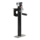 CURT Bracket Mount Swivel Jacks 28306 Trailer Jack, Mount, 2,000 lb. Capacity, 15 in. Travel, Steel, Painted, Side Wind, Each thumbnail 2
