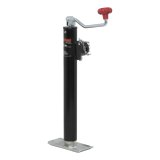 CURT Pipe-Mount Swivel Jacks 28356 Trailer Jack, Pipe Mount, Weld On, 5,000 lb. Capacity, 15 in. Travel, Steel, Painted, Top Wind, Each thumbnail 1