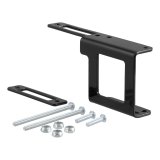 CURT Trailer Wire Connector Brackets 58002 Bracket, Type, Steel, Black, Designed for 1.25 in. Square Tube Receiver Hitch, Each thumbnail 1