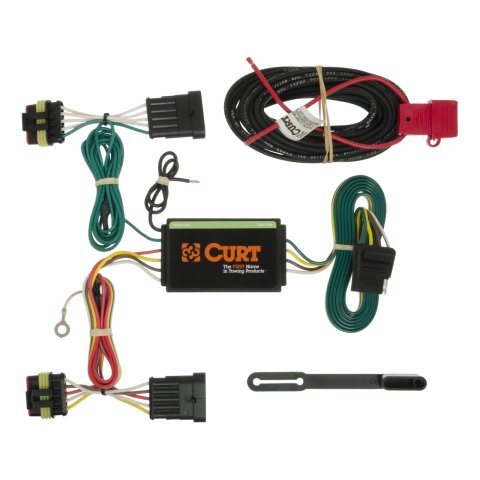 CURT Custom Wiring Connector Harnesses for 2014-2017 500L - 56193 Adapter, Vehicle Towing Harness, T-Connector, Fiat, Each thumbnail 1