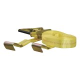 CURT Cargo Strap Sets 83048 Tie-Down Strap, Cargo, Ratchet, Flat Hook, 3,333 lbs. Working Load, 2 in. Width, 27 ft. Length, Yellow, Each thumbnail 1