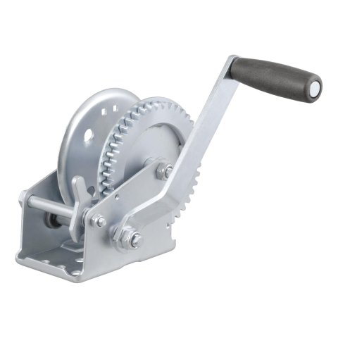 CURT Hand Winches 29424 Winch, Manual, 4.2:1 Gear Reduction Ratio, 1,200 lbs. Pull Rating, 7.50 in. Handle Length, Each