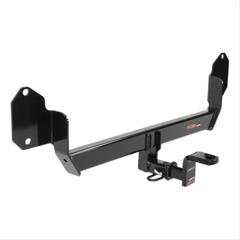 CURT Class 1 Receiver Hitch 114173 Trailer Hitch, I, 1/4 in. Receiver, Black Powdercoated, Mini, Each