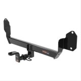 CURT Class 1 Receiver Hitch 114173 Trailer Hitch, I, 1/4 in. Receiver, Black Powdercoated, Mini, Each thumbnail 2
