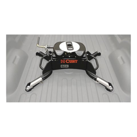 CURT A20 Fifth Wheel Trailer Hitches for 2013-2025 2500, 3500 - 16044 Hitch Fith wheel with Ram Puck system legs thumbnail 2