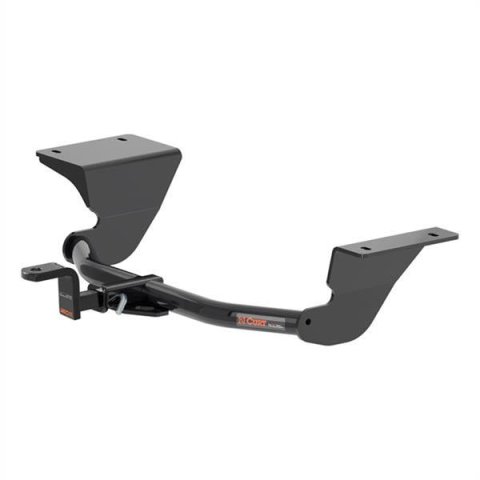 CURT Class 1 Receiver Hitch 115403 Hitch, Rear, 1, 1/4 in. Square, 200 lb. Max Tongue, 2,000 lb. Max Trailer, Round Tube Welded, Black Powdercoated, VW, Each thumbnail 1