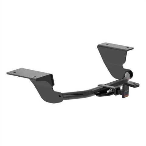 CURT Class 1 Receiver Hitch 115403 Hitch, Rear, 1, 1/4 in. Square, 200 lb. Max Tongue, 2,000 lb. Max Trailer, Round Tube Welded, Black Powdercoated, VW, Each thumbnail 2
