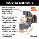 Curt Manufacturing Pintle Hitches 48411 Pintle, SecureLatch thumbnail 3