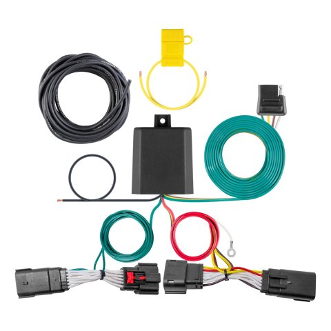 CURT Custom Wiring Connector Harnesses for 2019-2023 NAUTILUS - 56446 Vehicle Towing Harness Adapter, Trailer Kit, Harness, 4-Way Flat Output, Lincoln Nautilus, Each thumbnail 1