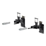 CURT Custom Tow Bar Base Plates for 2019-2023 CHEROKEE - 70132 Adapter Bracket, Plate, Steel, Black Powdercoated, Jeep, Kit thumbnail 1