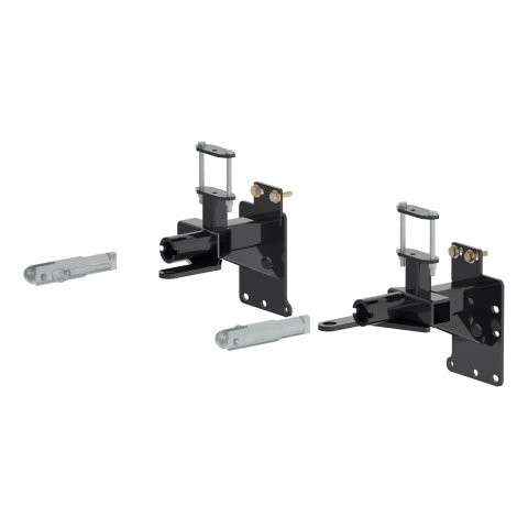 CURT Custom Tow Bar Base Plates for 2019-2023 CHEROKEE - 70132 Adapter Bracket, Plate, Steel, Black Powdercoated, Jeep, Kit