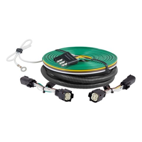 CURT Custom Towed-Vehicle RV Wiring Harnesses for 2023-2025 CANYON, COLORADO - 52108 Vehicle Towing Harness Adapter, Harness, T-Connector, 4-Way Flat, Chevy, GMC, Each thumbnail 1