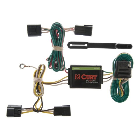 CURT Custom Wiring Connector Harnesses 55360 Vehicle Towing Harness Adapter, T-Connector, 3-Wire System, Converter, for use on Honda®/Isuzu, Each thumbnail 1