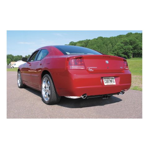 CURT Class 3 Receiver Hitch 13465 Trailer Hitch, III, 2 in. Receiver, Black, Square Tube, Chrysler/Dodge, Each