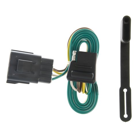 CURT Custom Wiring Connector Harnesses for 2002-2005 EXPLORER, MOUNTAINEER, 2003-2005 NAVIGATOR - 55251 Vehicle Towing Harness Adapter, Trailer Harness Adapter, 4-Way Flat, Replacement Style, Ford, Each