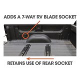 CURT Custom Wiring Connector Harnesses 56070 Vehicle Towing Harness Adapter, T-Connector, Chevy, Ford, GMC, for Nissan, Each thumbnail 5