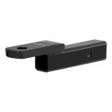 CURT Powdercoated Ball Mounts 45011 Receiver Hitch Mount, Steel, Black, 2 in. Square, 2 in. Drop, .750 in Rise, 8.25 in Length, Each thumbnail 1