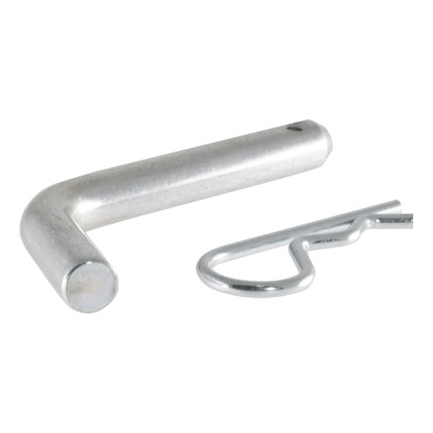 CURT Receiver Pins and Clips 21500 Hitch Pin, 5/8 in. Diameter, Steel, Zinc Plated, Clip, Universal, Each thumbnail 1