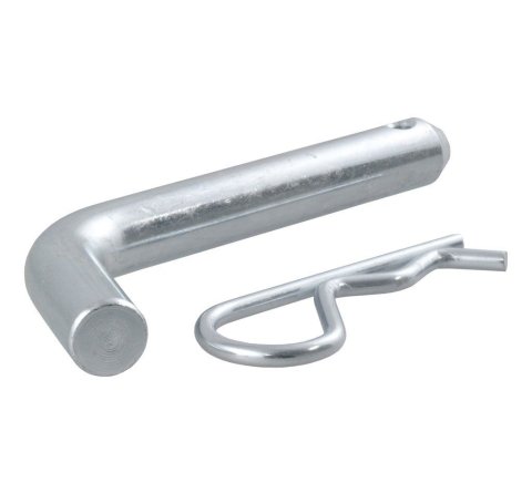 CURT Receiver Pins and Clips 21500 Hitch Pin, 5/8 in. Diameter, Steel, Zinc Plated, Clip, Universal, Each thumbnail 4
