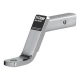 CURT Chrome Plated Ball Mounts 45297 Receiver Hitch Mount, Plated, 2 in. Square, 6 in. Drop, 4 in. Rise, 8.25 in. Length, Each thumbnail 2