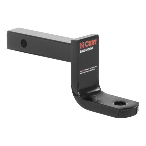 CURT Universal Ball Mounts 45521 Receiver Hitch Mount, Black, 1.25 in. Square, 3.25 in. Drop, 2.625 in. Rise, 7.25 Length, Each thumbnail 2