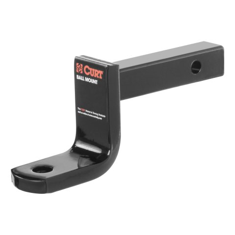 CURT Universal Ball Mounts 45521 Receiver Hitch Mount, Black, 1.25 in. Square, 3.25 in. Drop, 2.625 in. Rise, 7.25 Length, Each thumbnail 3