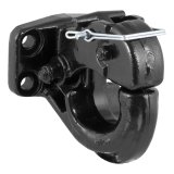 CURT Forged Pintle Hooks 48205 Hitch, Hook, Plate Mount, 10,000 lbs. GTW, 2,000 lbs. Vertical Load Rating, Steel, Black, Each thumbnail 2