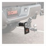 CURT Adjustable Pintle Mounts 48328 Mount, 15,000 lbs. GTW, 3-Position Mounting, 2 in. Square Receiver Mount, Steel, Black Carbide, Each thumbnail 3