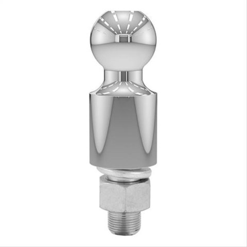 CURT Hitch Balls 40032 Ball, Chrome, 1 7/8 in. Ball, 1 in. Diameter Shank, 2.125 in. Length Shank, 3,500 lbs., Each