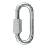CURT Trailer Safety Chain Quick Links 82900 Chain, Link, Steel, Zinc Plated, 5/16 in. Diameter, 1,760 lb. Break Force, Each thumbnail 1