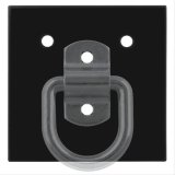 CURT Tie-Down Backing Plates 83607 Cargo Anchor, Fixed Position, Steel, Black, Each thumbnail 2