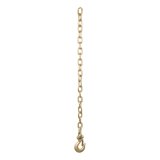 CURT Safety Chain Assemblies 80304 Chain, Steel, Zinc Plated, 18,800 lb. Break Force, 35 in. Length, Clevis Hook Ends, Each thumbnail 3