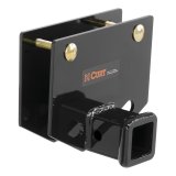 CURT RV Bumper Hitches 19101 Trailer Hitch, Bumper, 2 in. Square Receiver, Universal, Fits 2 in. x 4 in. Channel Bumper, Each thumbnail 2