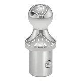 CURT Gooseneck Hitch Balls 60601 Ball, Steel, Chrome, Gooseneck, 2 5/16 in. Diameter, Ram, Ford, Each thumbnail 1